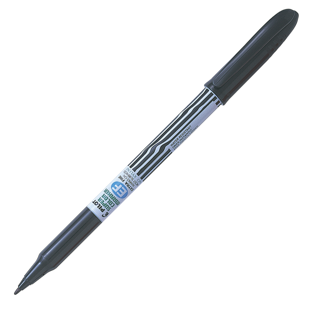 Pilot Super Colour Marker Extra Fine Black