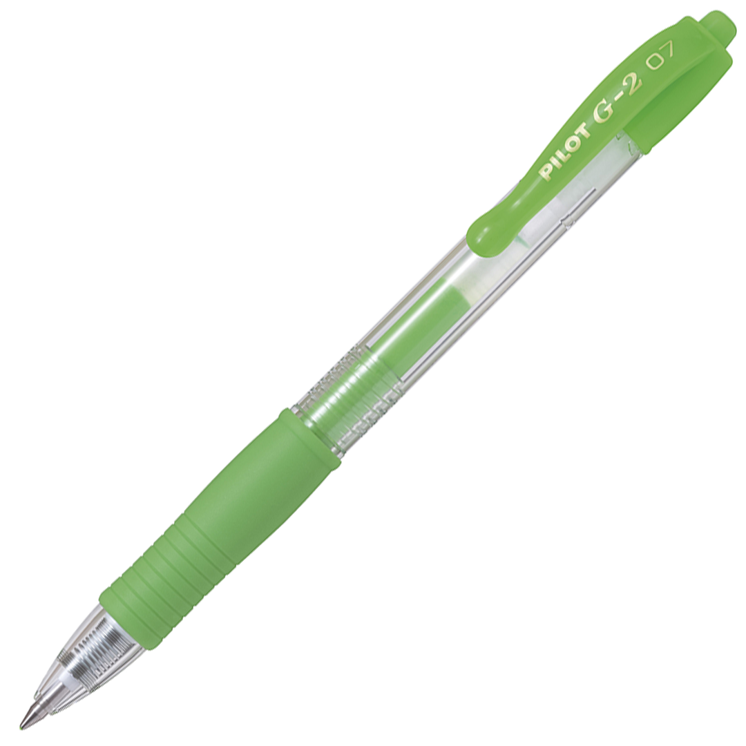 Pilot G2 Gel Pen Fine Neon Green 0,7mm