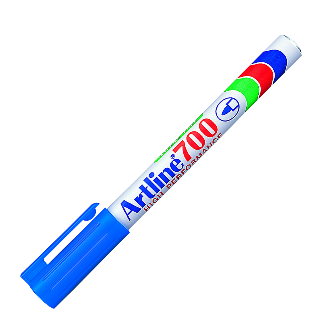 Artline EK700 Permanent Marker Bullet Tip Blue 0.7mm