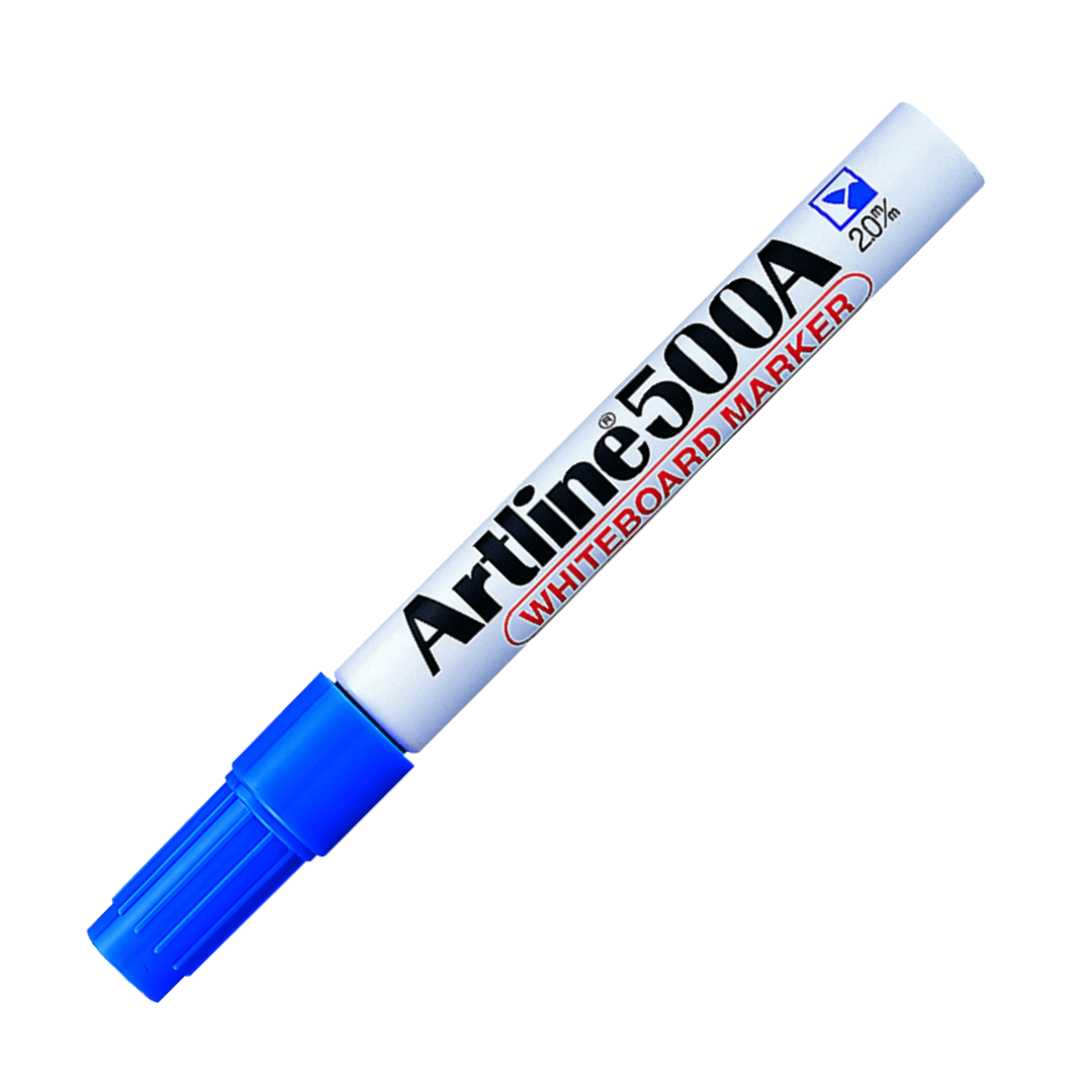 Artline EK500 Whiteboard Marker Bullet Tip Blue 2mm