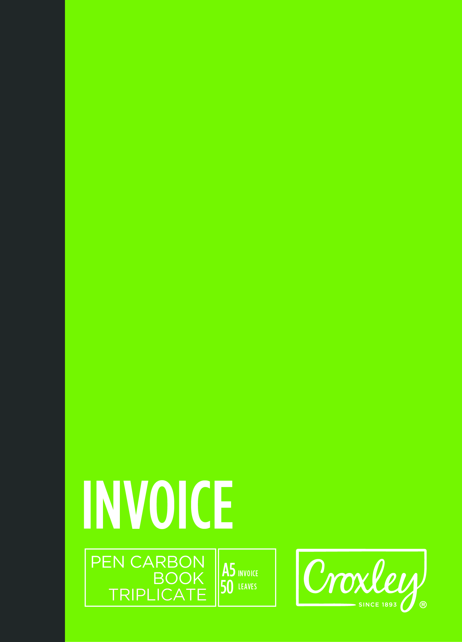 Croxley Invoice Triplicate Book A5 50 Page