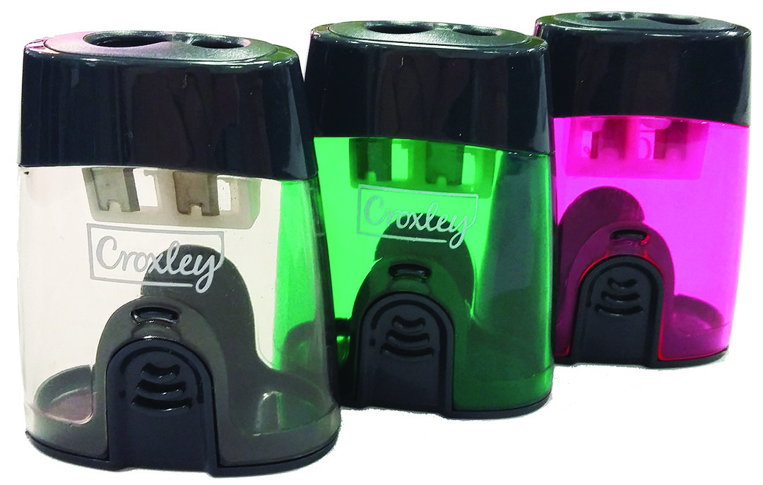 Croxley Create Barrel Sharpener 2 Hole Assorted