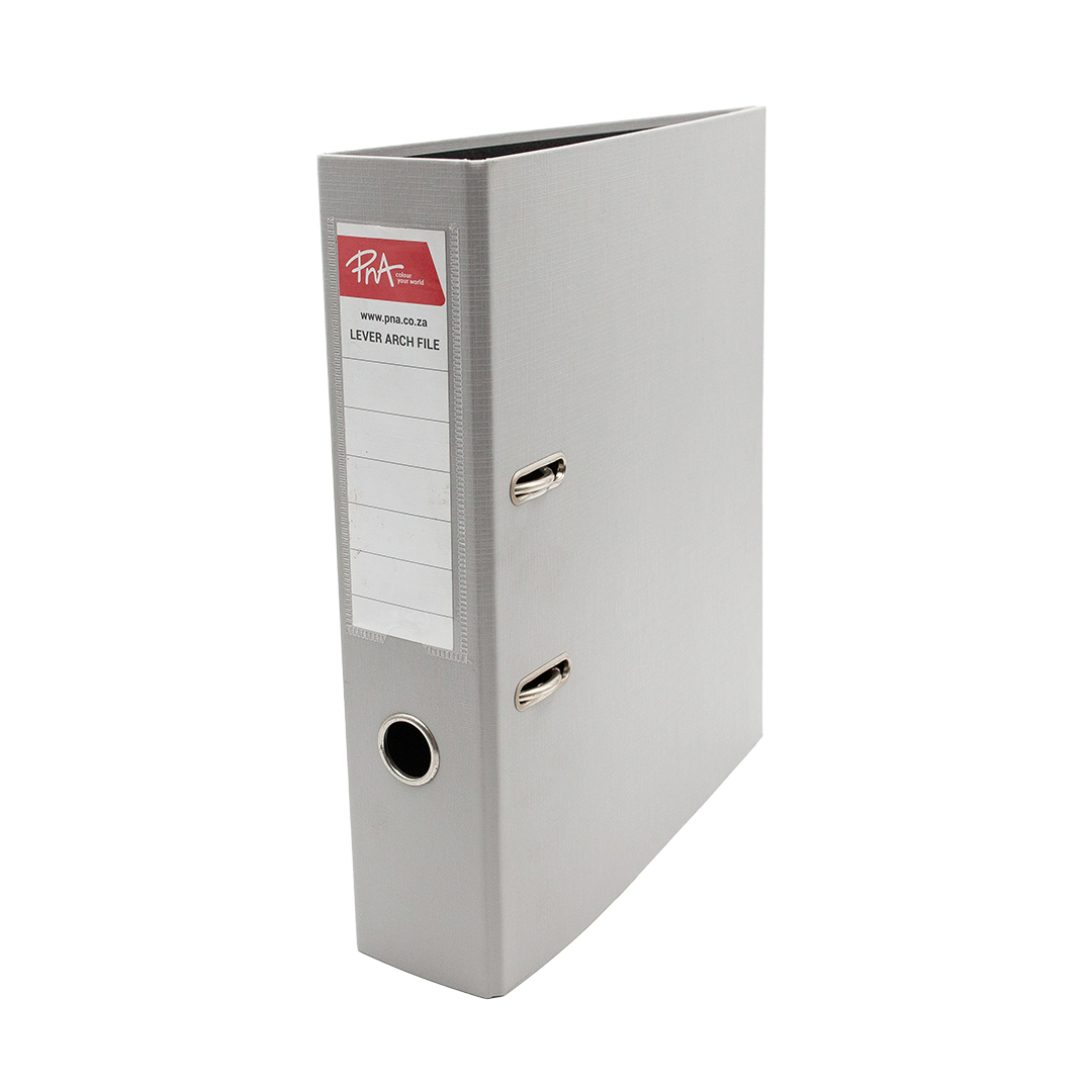 PNA Lever Arch File Alpha Lime A4 75mm PP