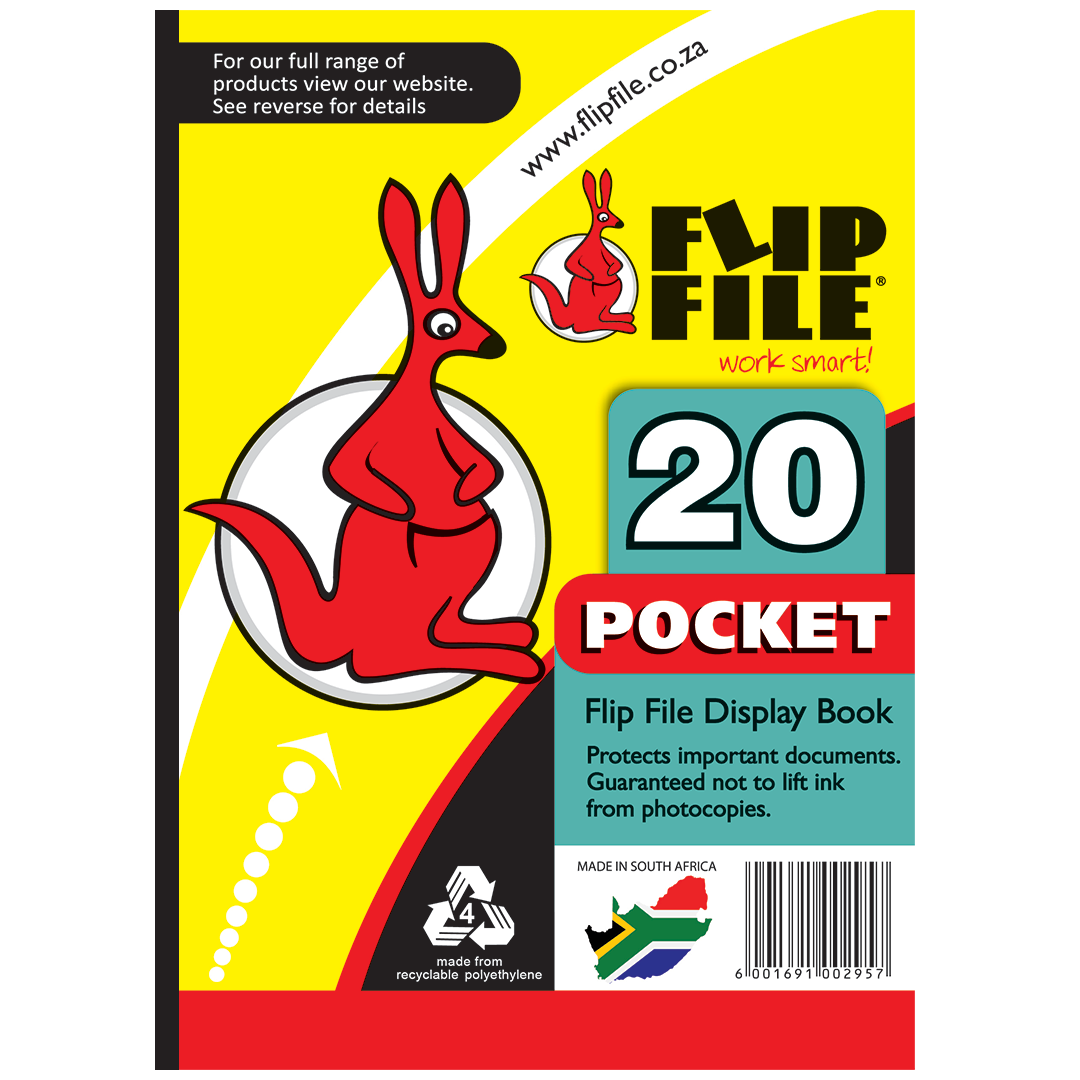 Flip File Display File A5 20 Pocket