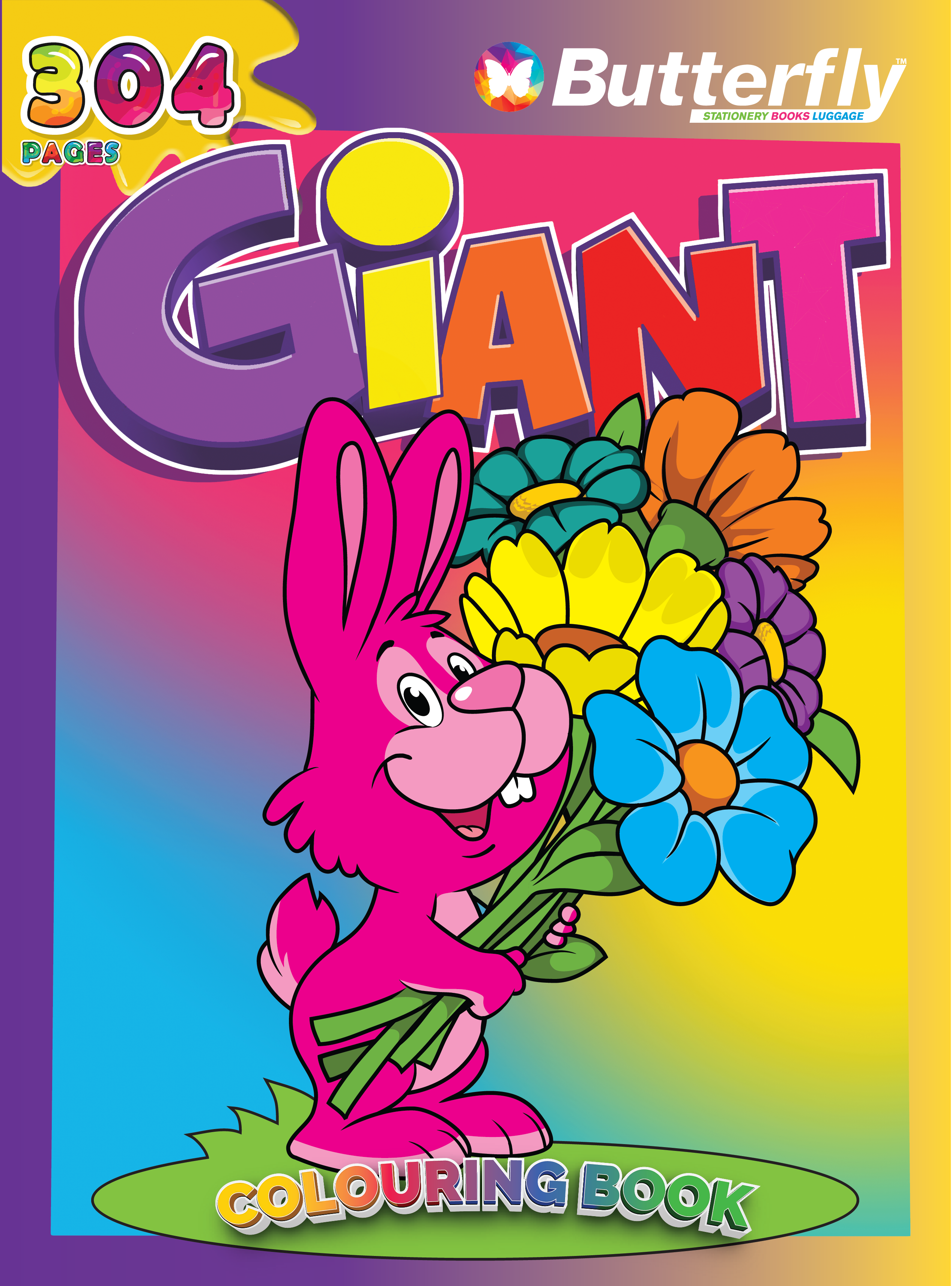 Butterfly Colouring Book Giant 304 Page