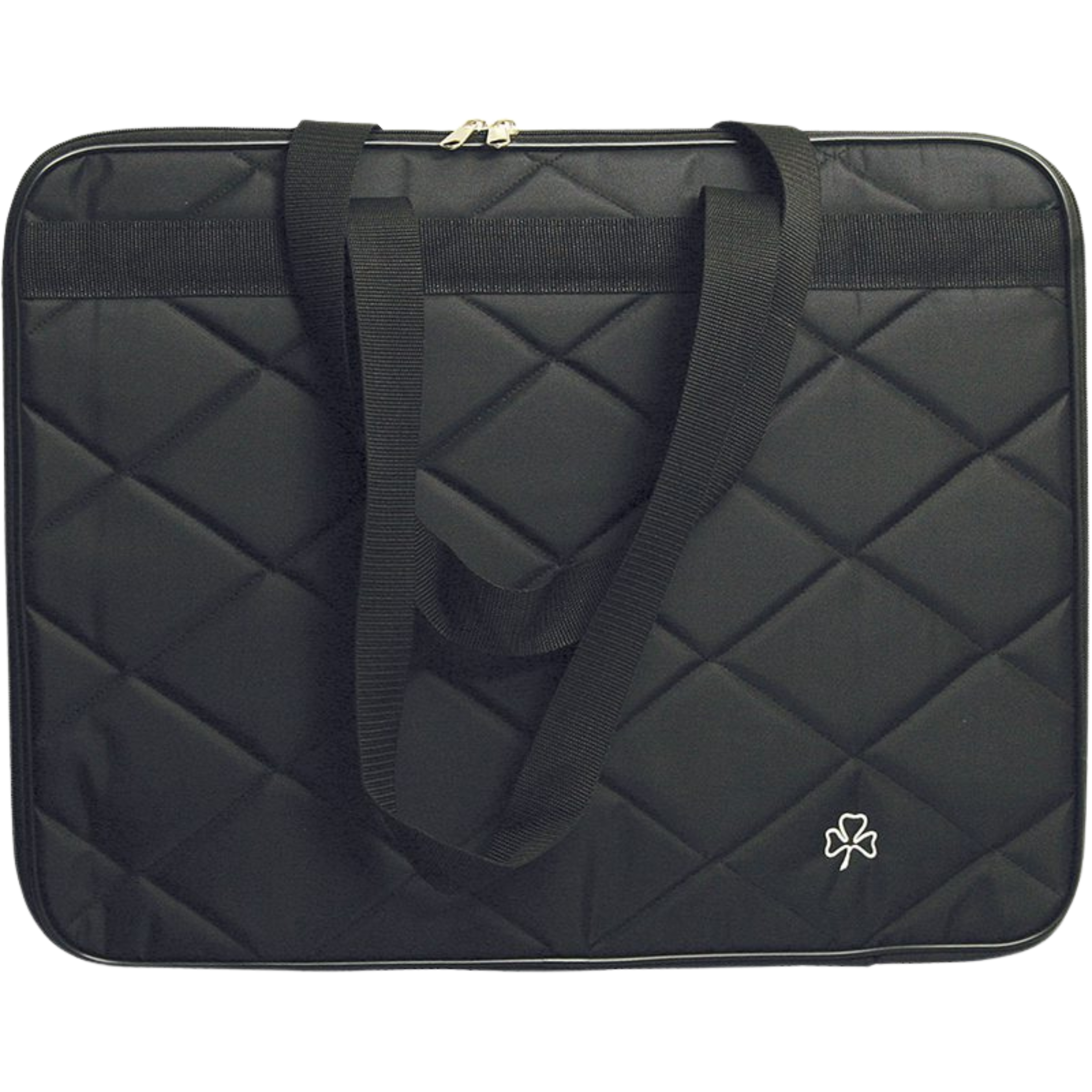 Trefoil Drawing Board Cover Padded Quilted Black A3