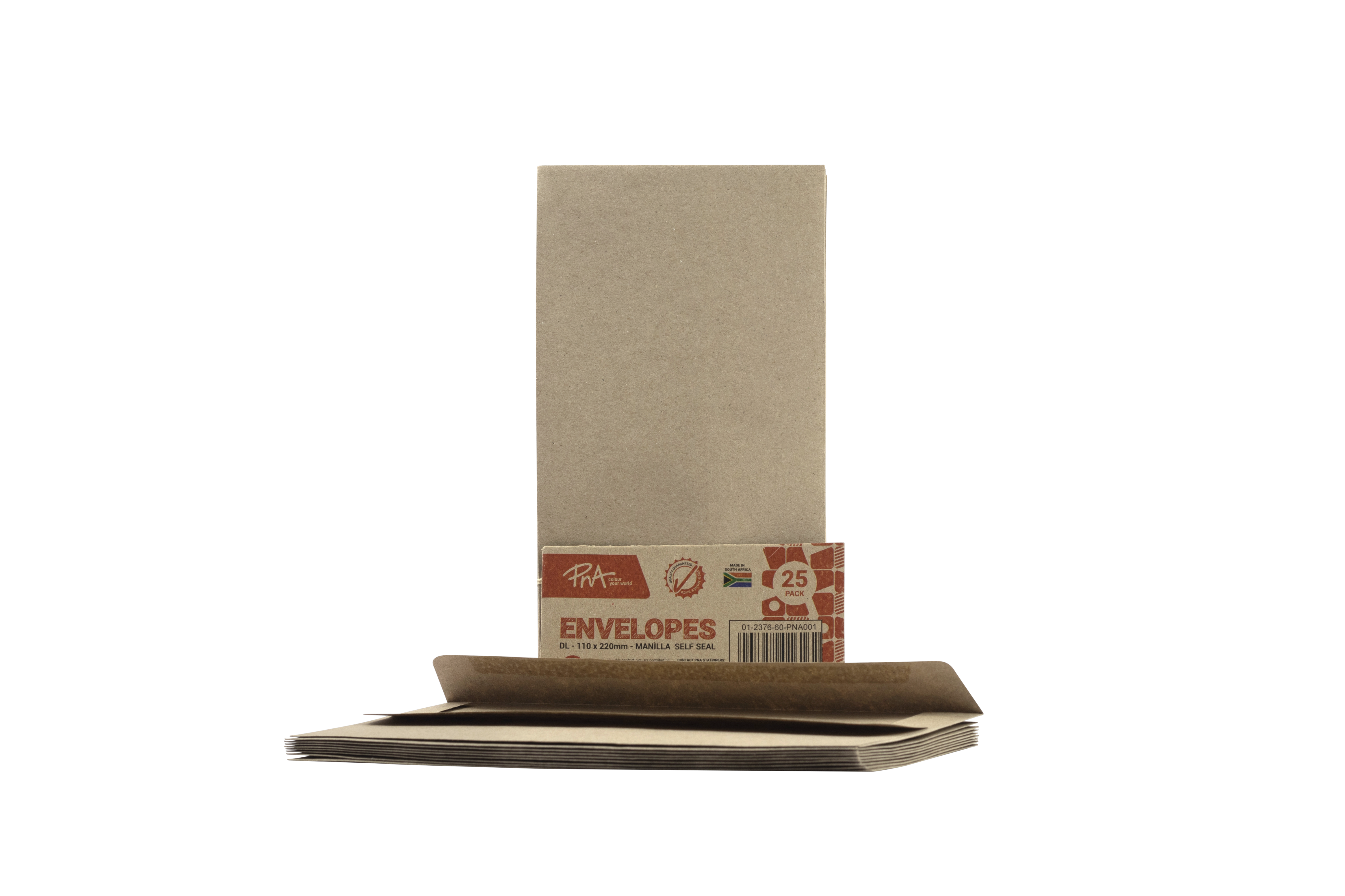 PNA Self Seal Envelopes Manilla Dlb Pack of 25