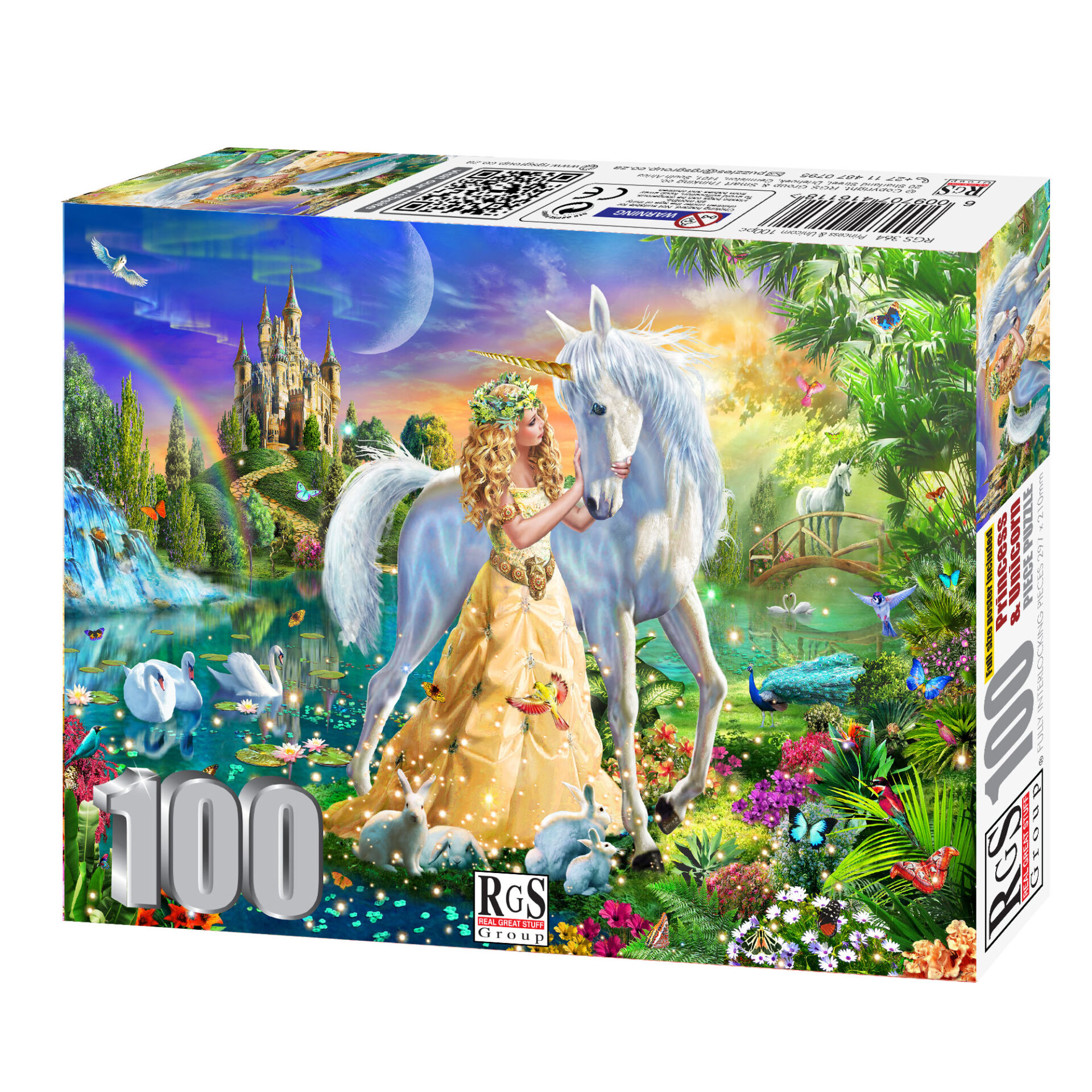 RGS Princess & Uni Puzzle 100 Piece