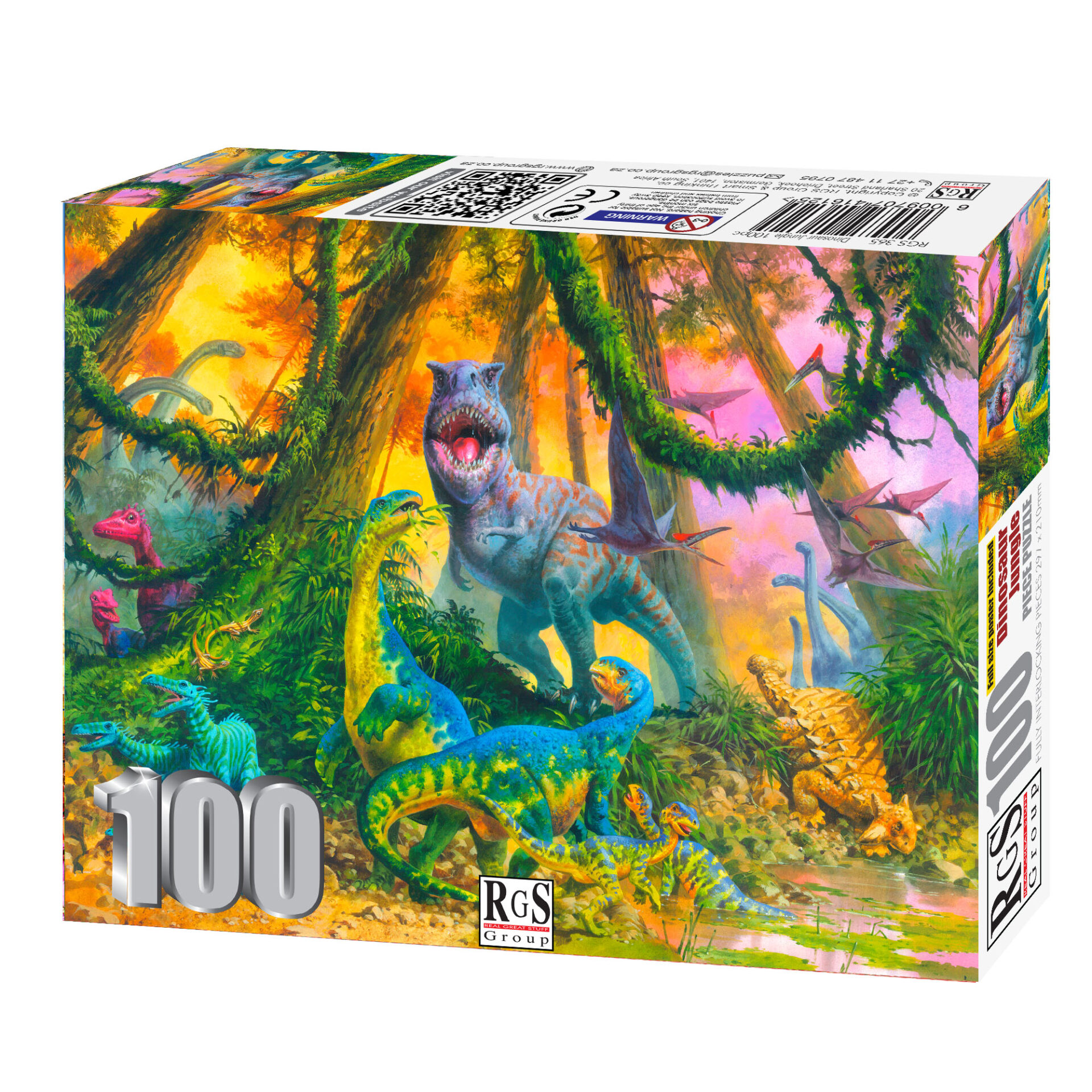 RGS Forest Of Dinosaurs Puzzle 100 Piece