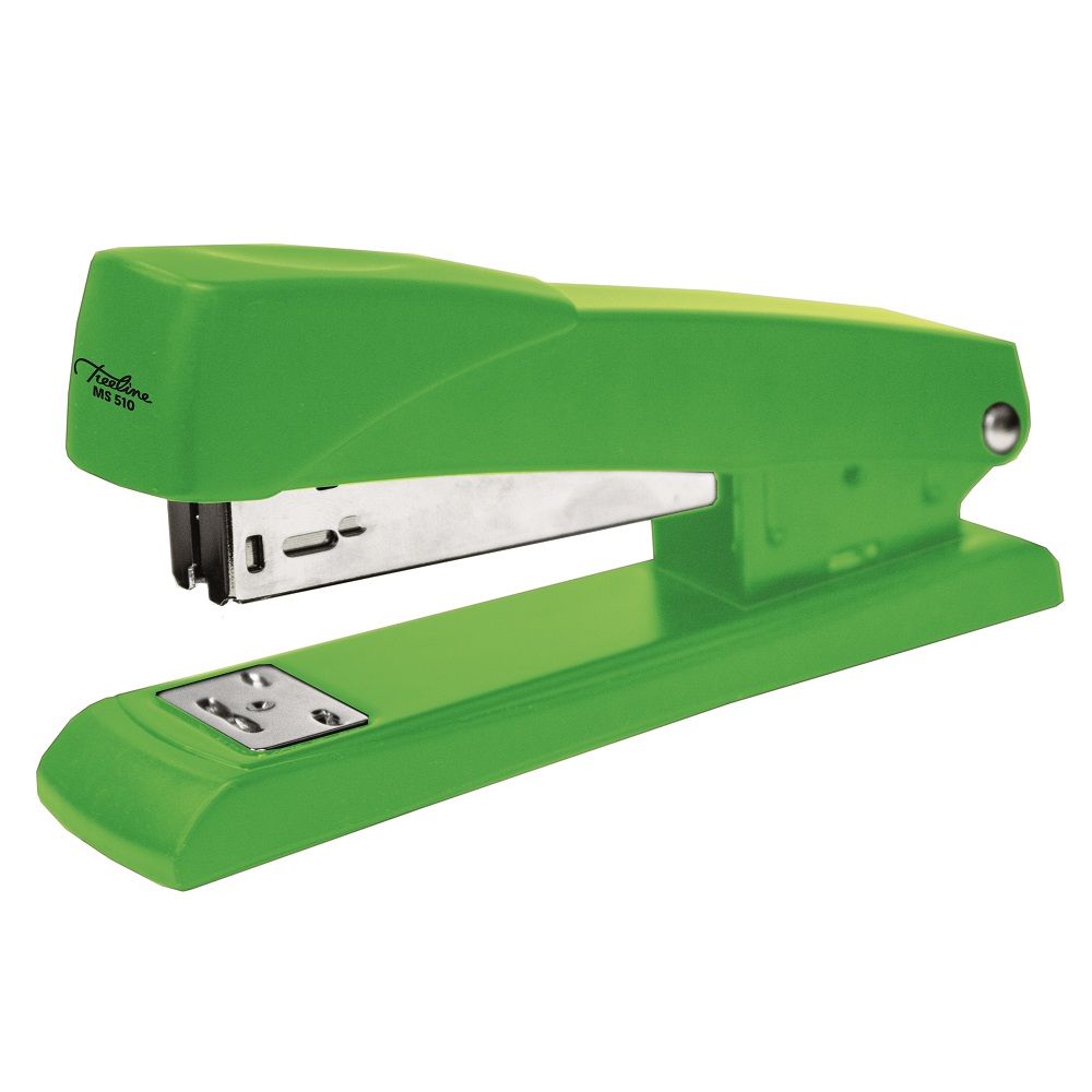 Treeline Stapler Full Strip Metal Lime Green 20 Sheet