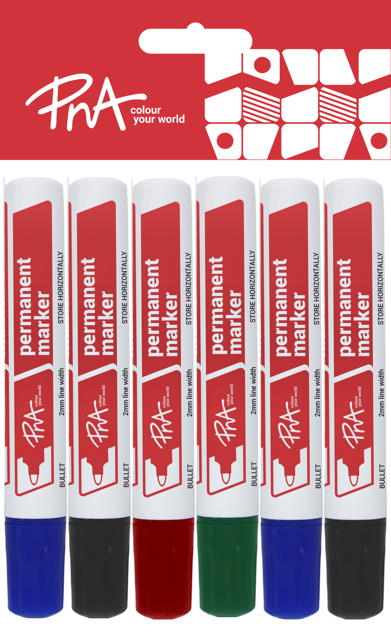 PNA Permanent Markers Bullet Tip Set of 6 - PNA Cradlestone