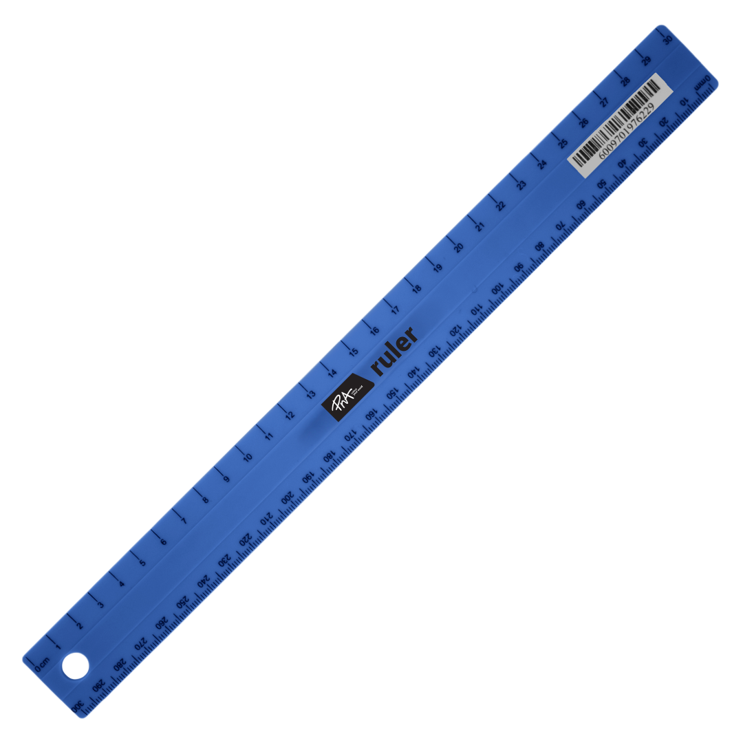 Les Ruler PNA Slimline Ruler 30cm Assorted - PNA New Redruth