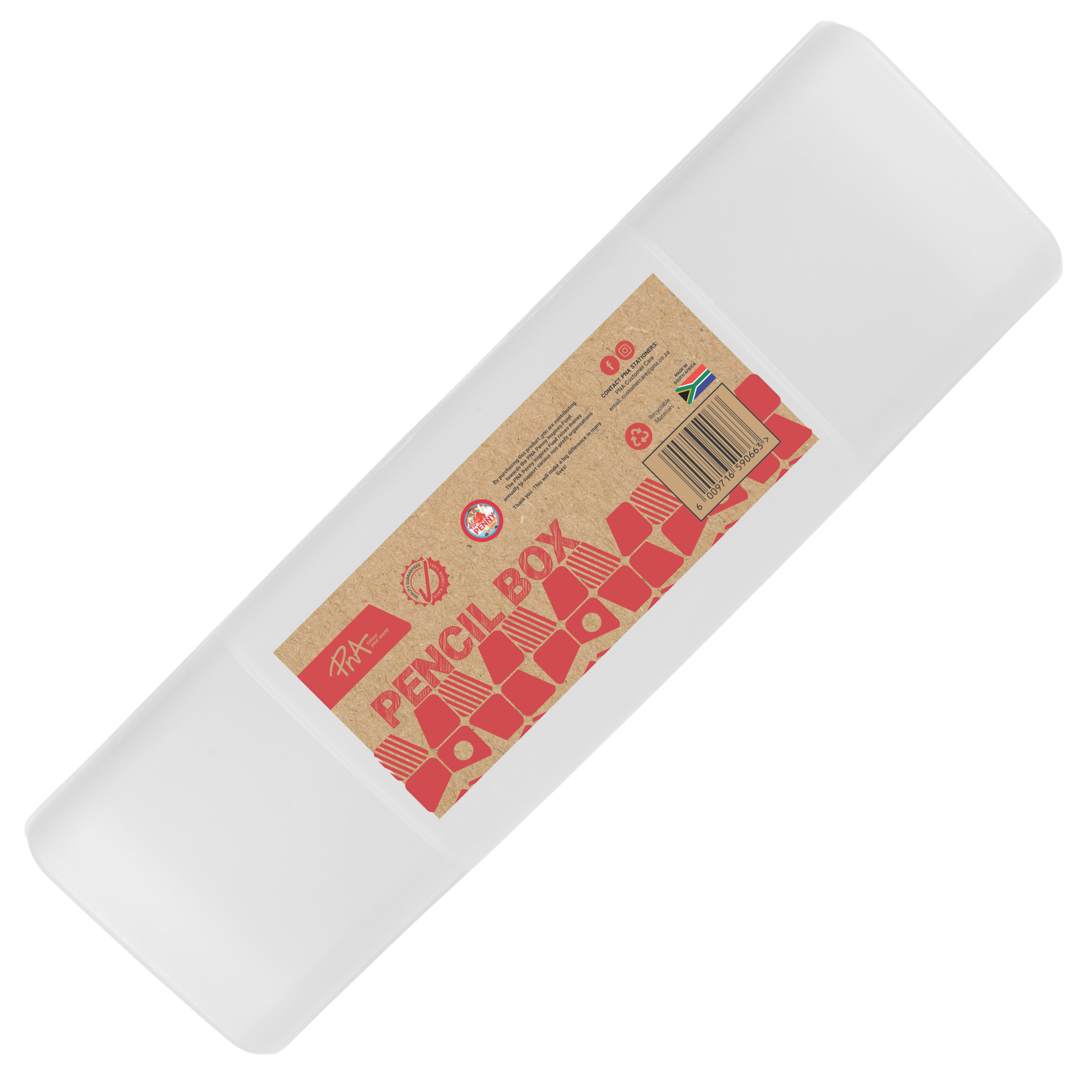 PNA Pencil Box Awesome Box Clear