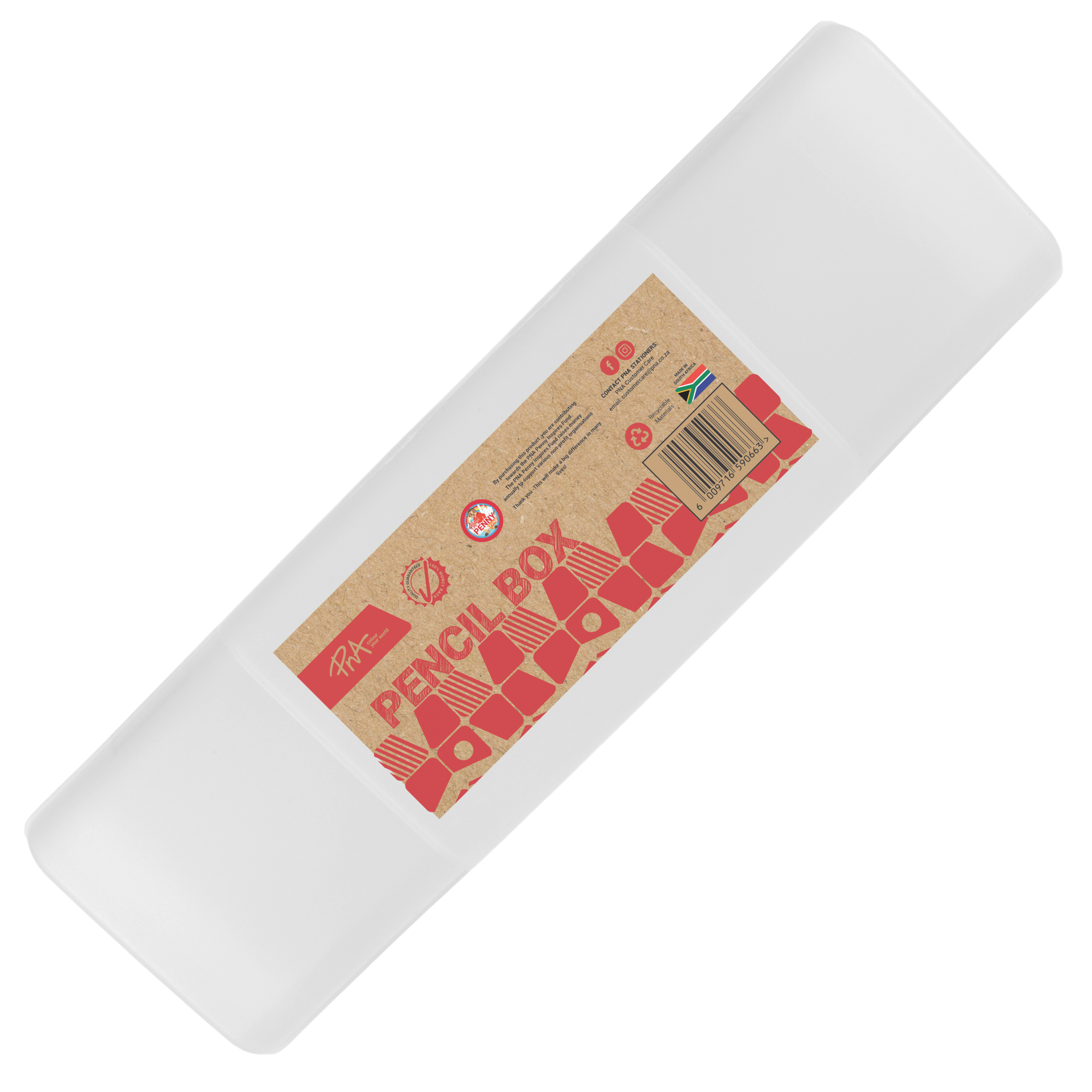 PNA Pencil Box Awesome Box Clear
