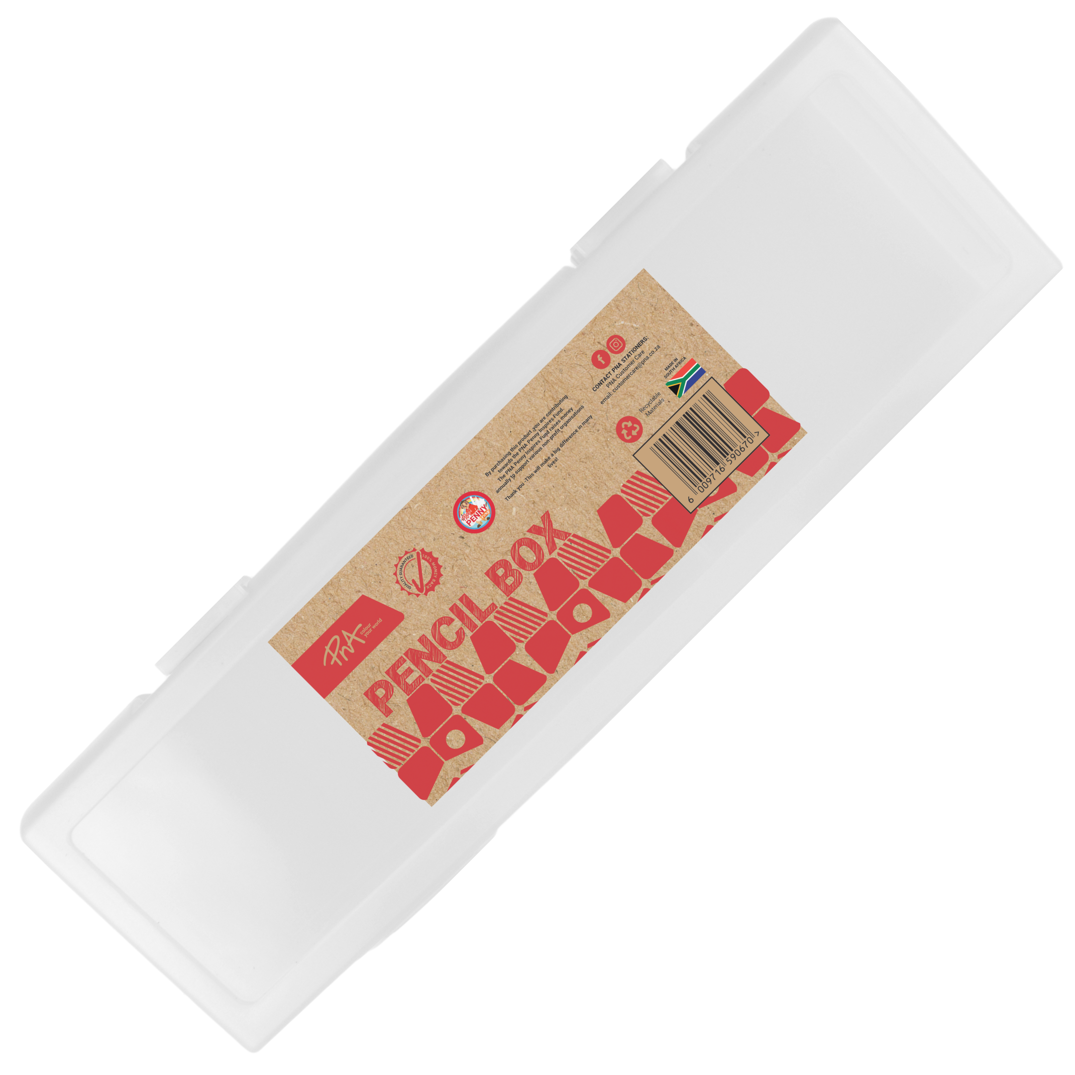 PNA Pencil Box Awesome Box Clear - PNA Heathway