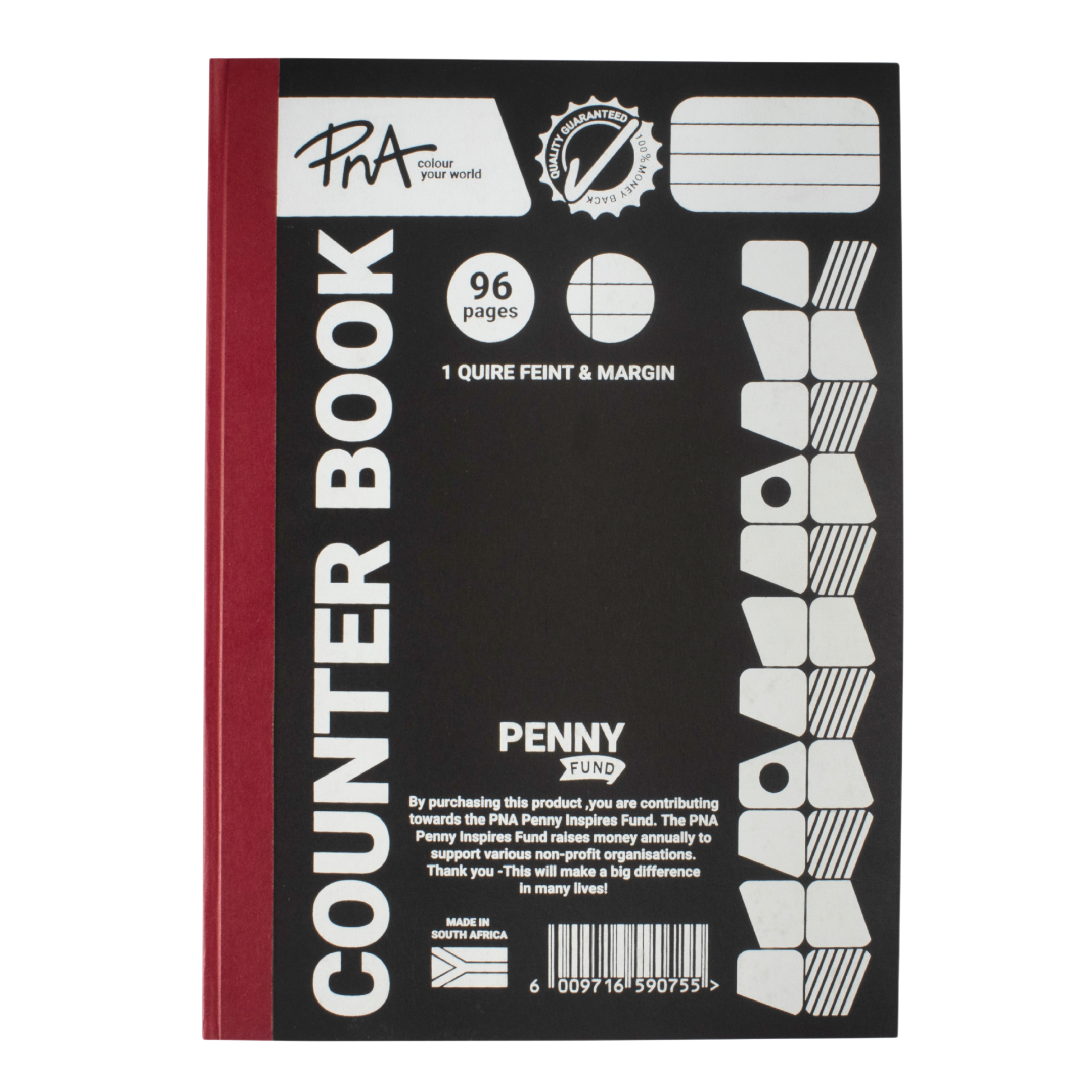 PNA Counter Book 1 Quire 96 Page F/M
