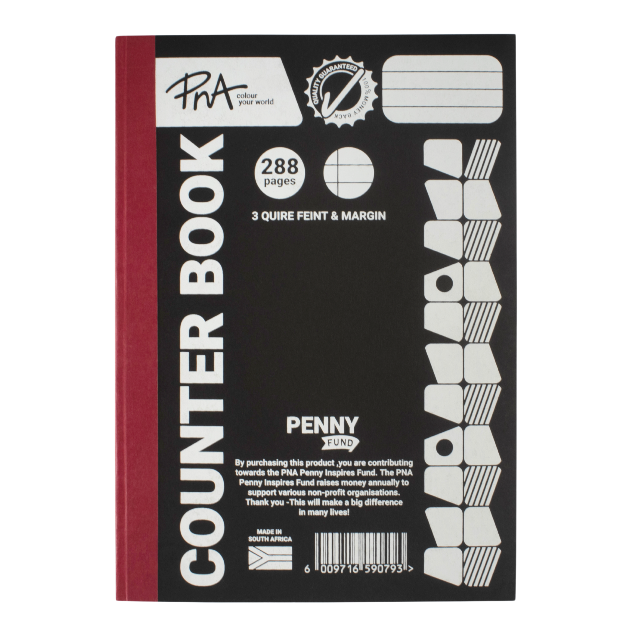 PNA Counter Book 3 Quire 288 Page F/M