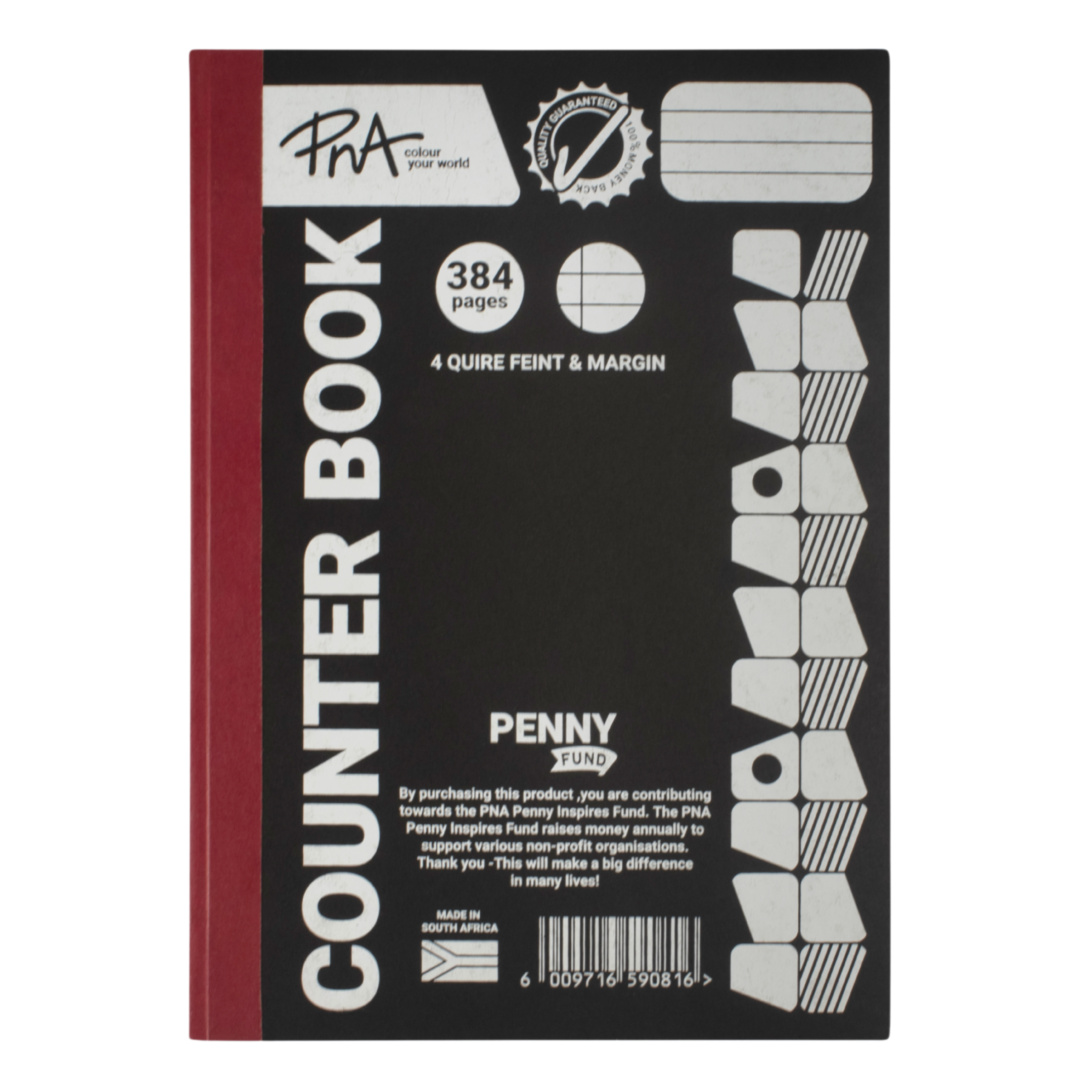 PNA Counter Book 4 Quire 384 Page F/M