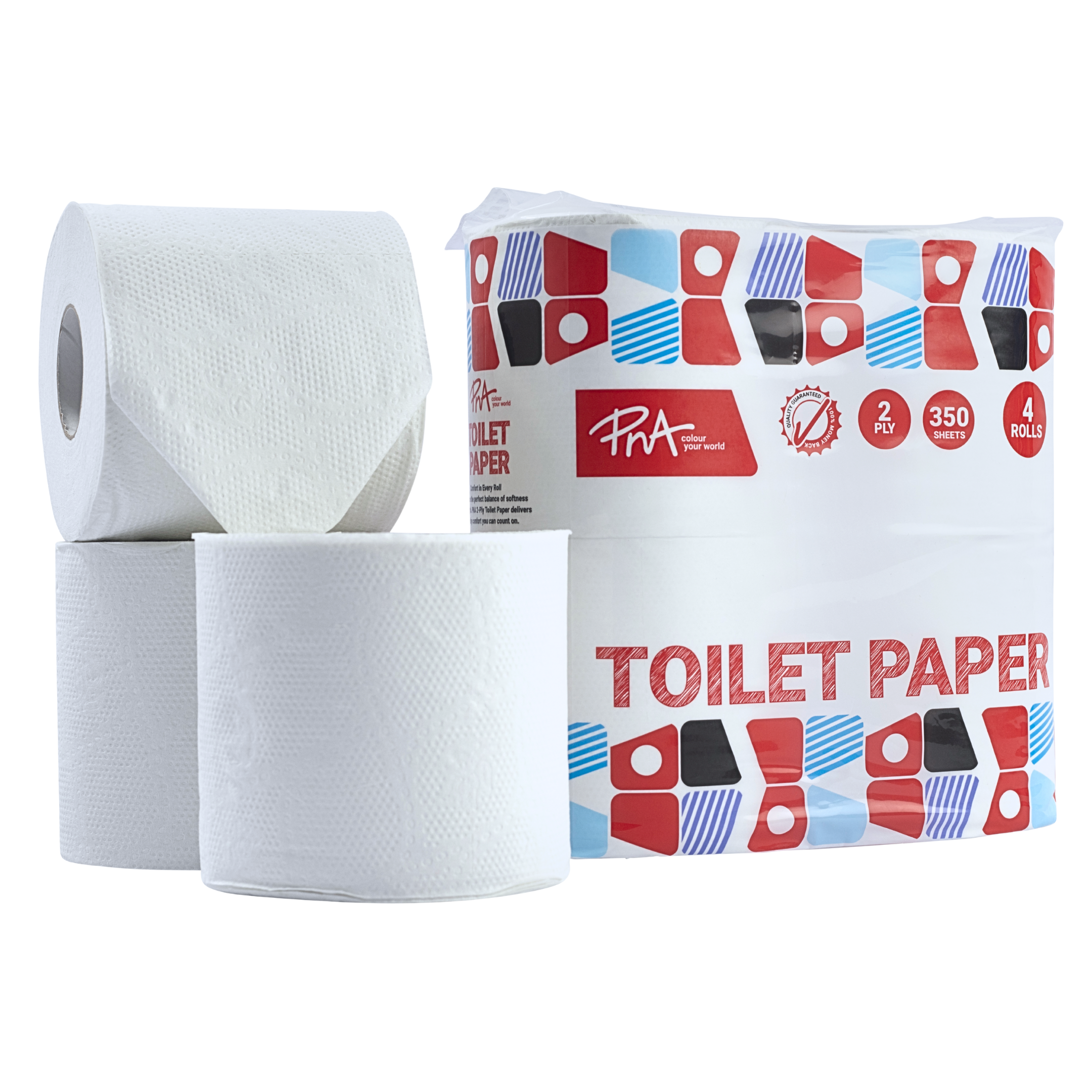 PNA Toilet Paper 2-Ply Pack of 4