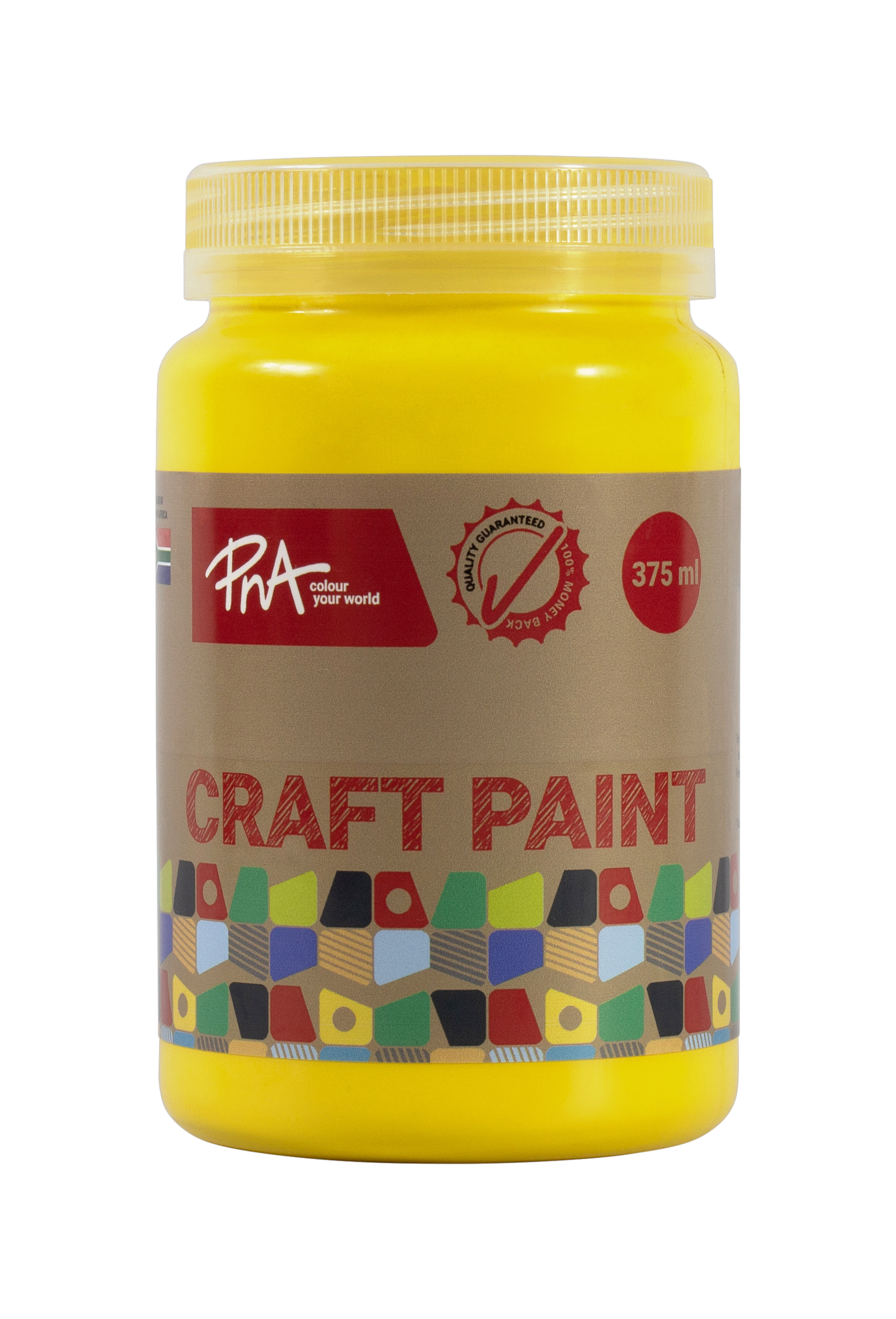 PNA Crafters Paint Golden Whim Bright Yellow 375ml