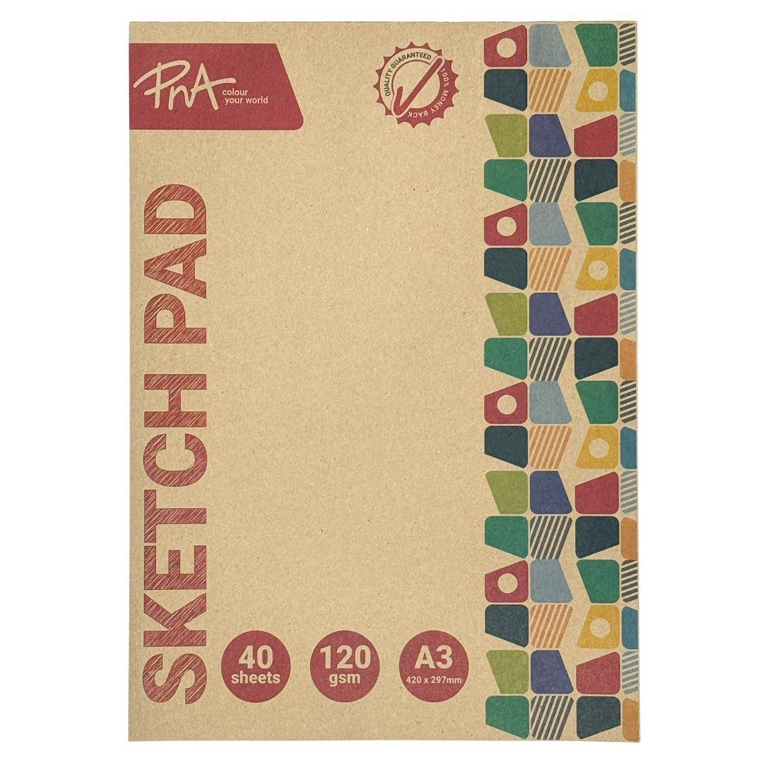 PNA Sketch Pad 120gsm A3 40 Sheets