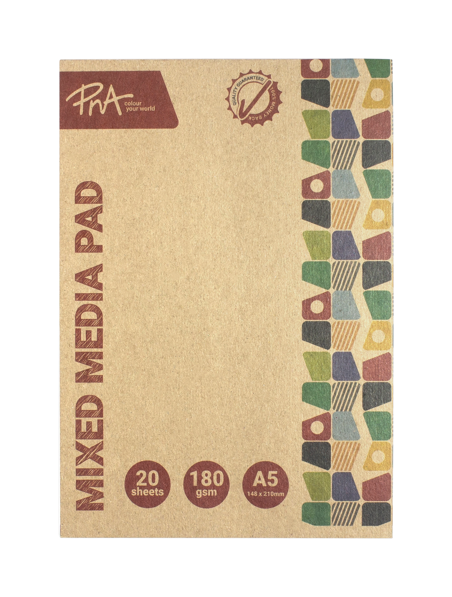 PNA Mixed Media Pad 180gsm A5 20 Sheets
