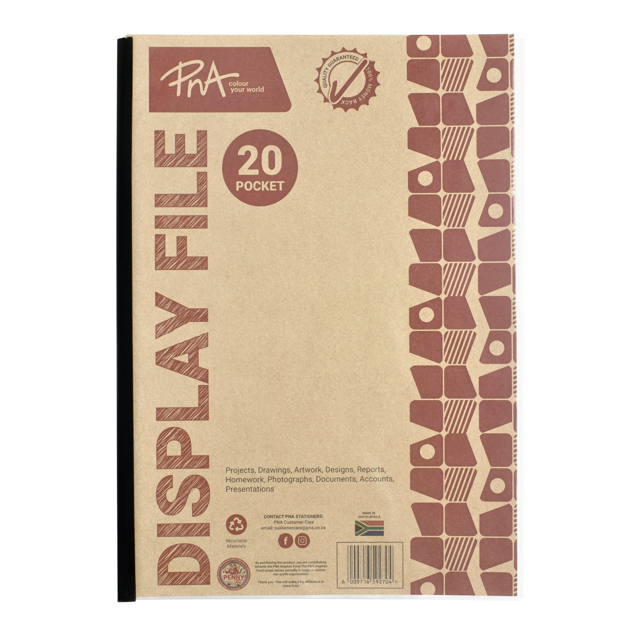 PNA Display File A4 20 Pocket