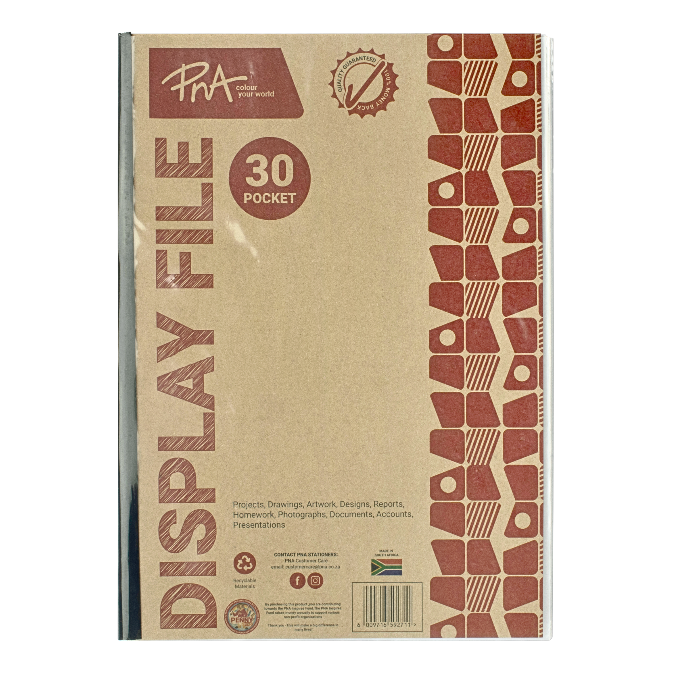 PNA Display File A4 30 Pocket