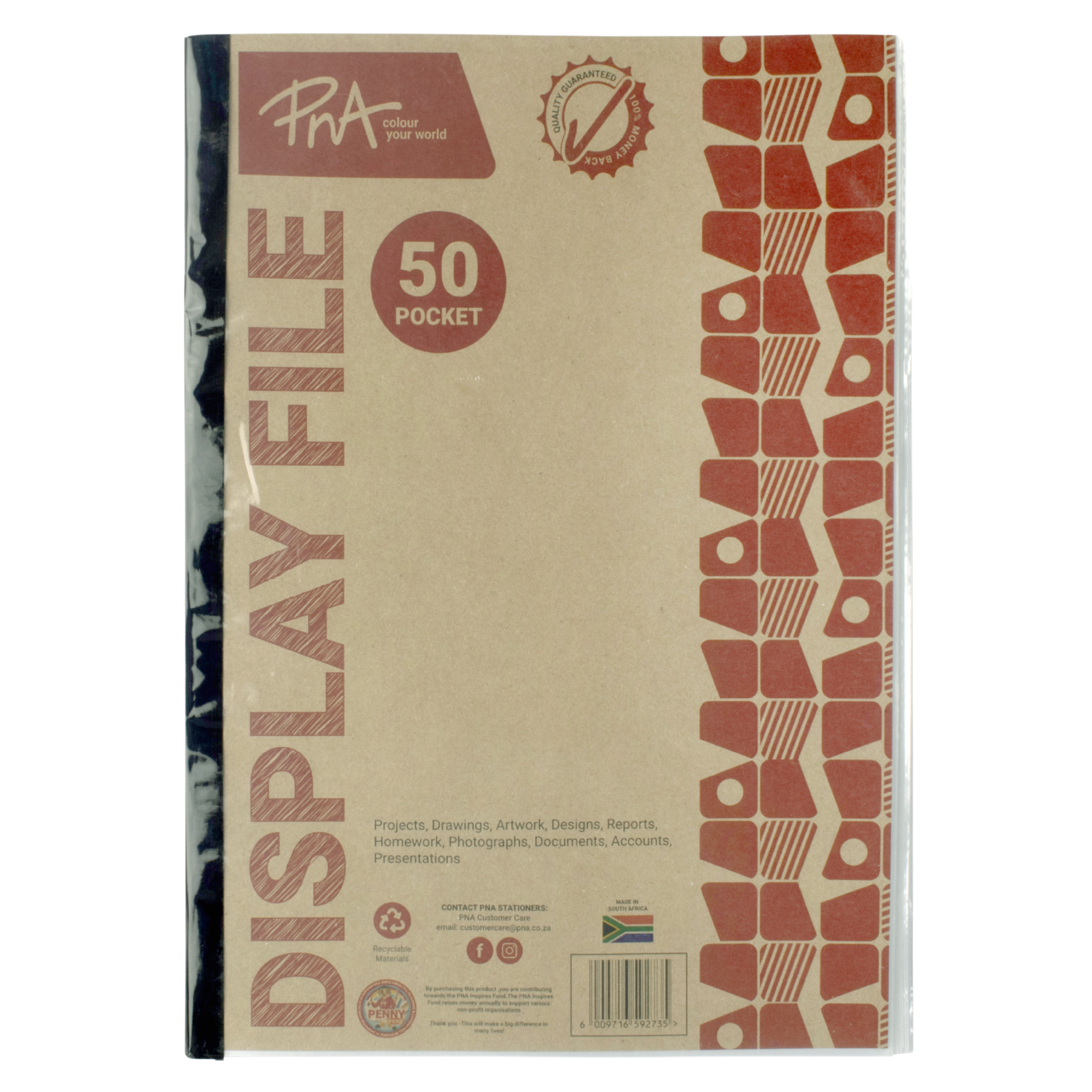 PNA Display File A4 50 Pocket