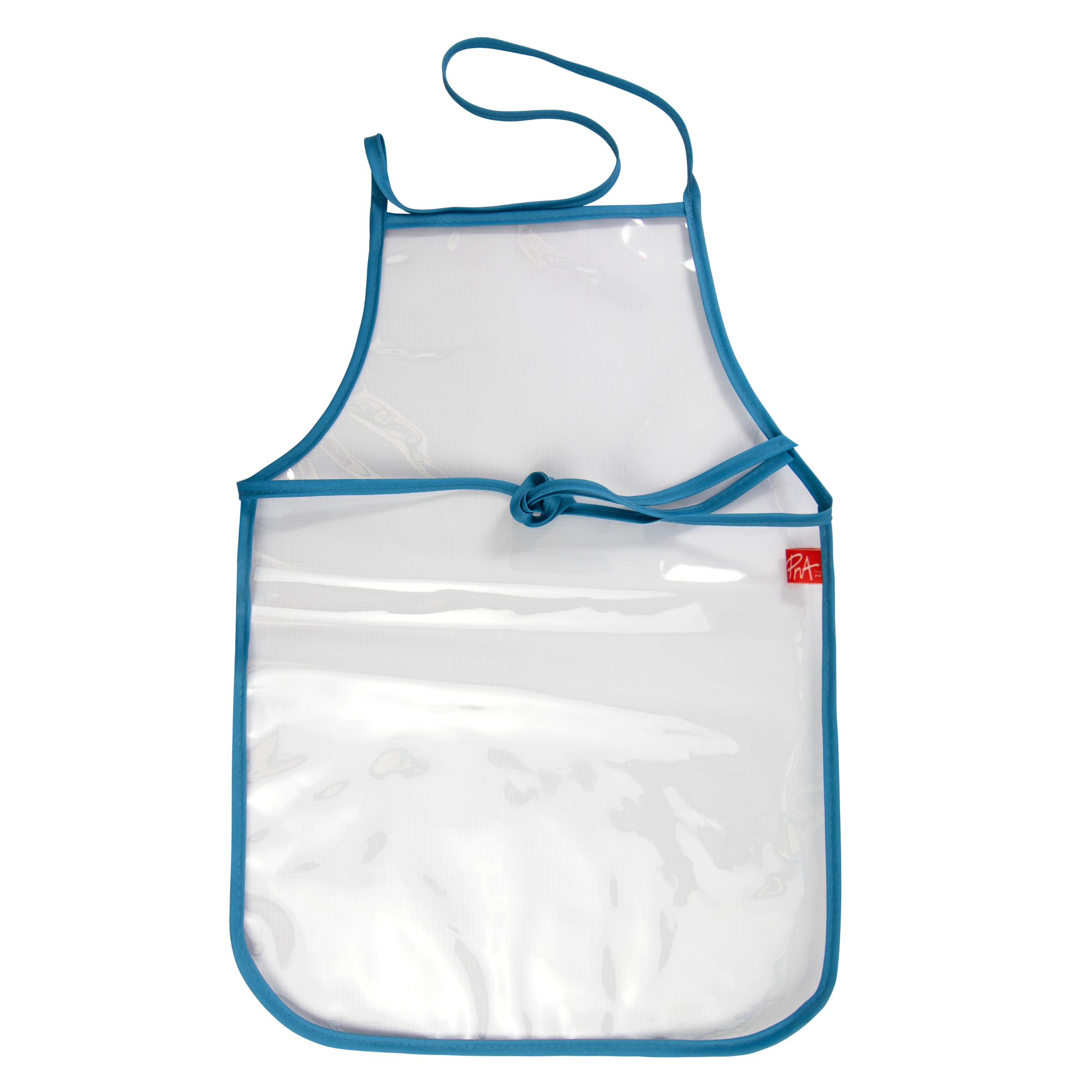 PNA Junior School Apron Clear Lumo Blue Single