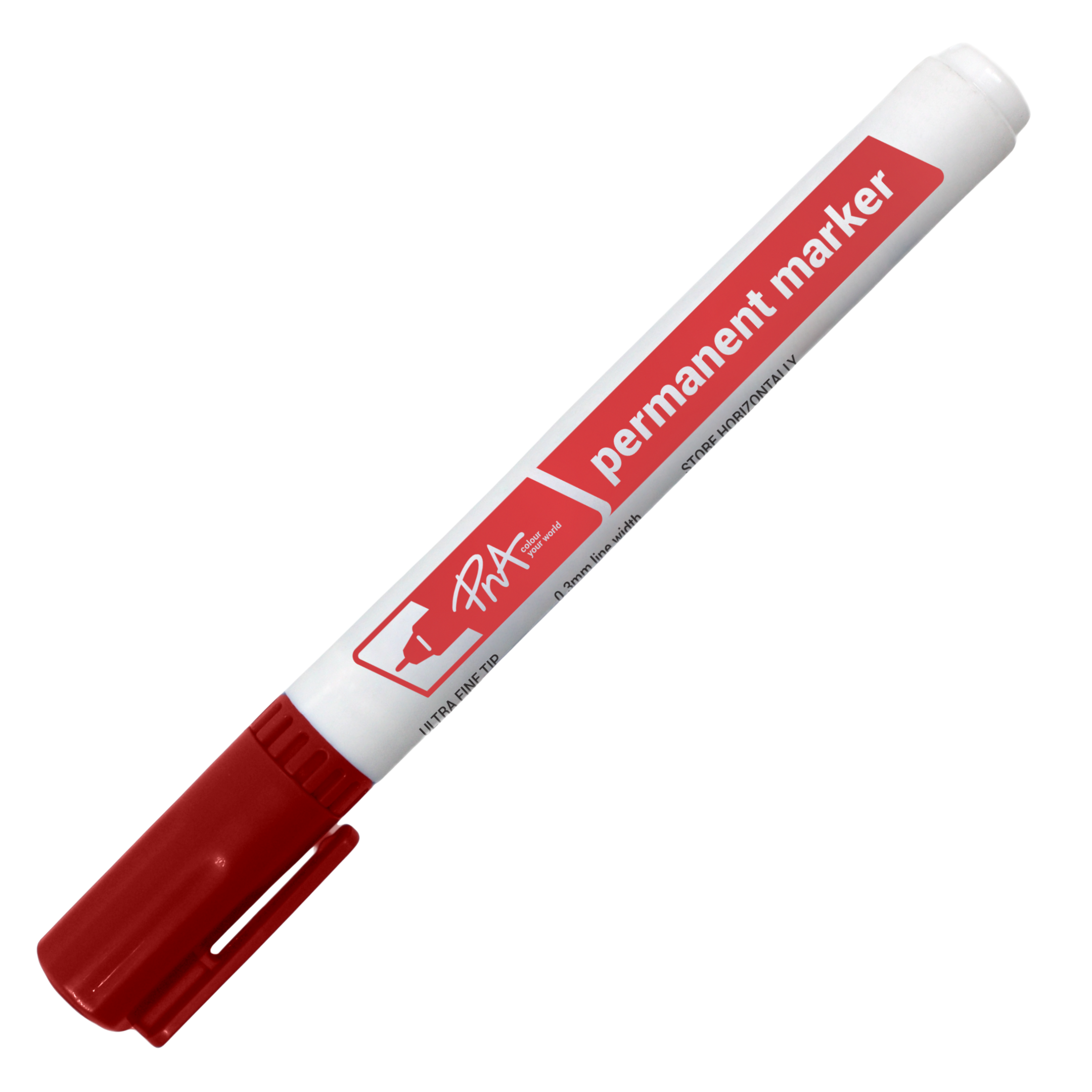 PNA Permanent Marker Ultra Fine Tip Red
