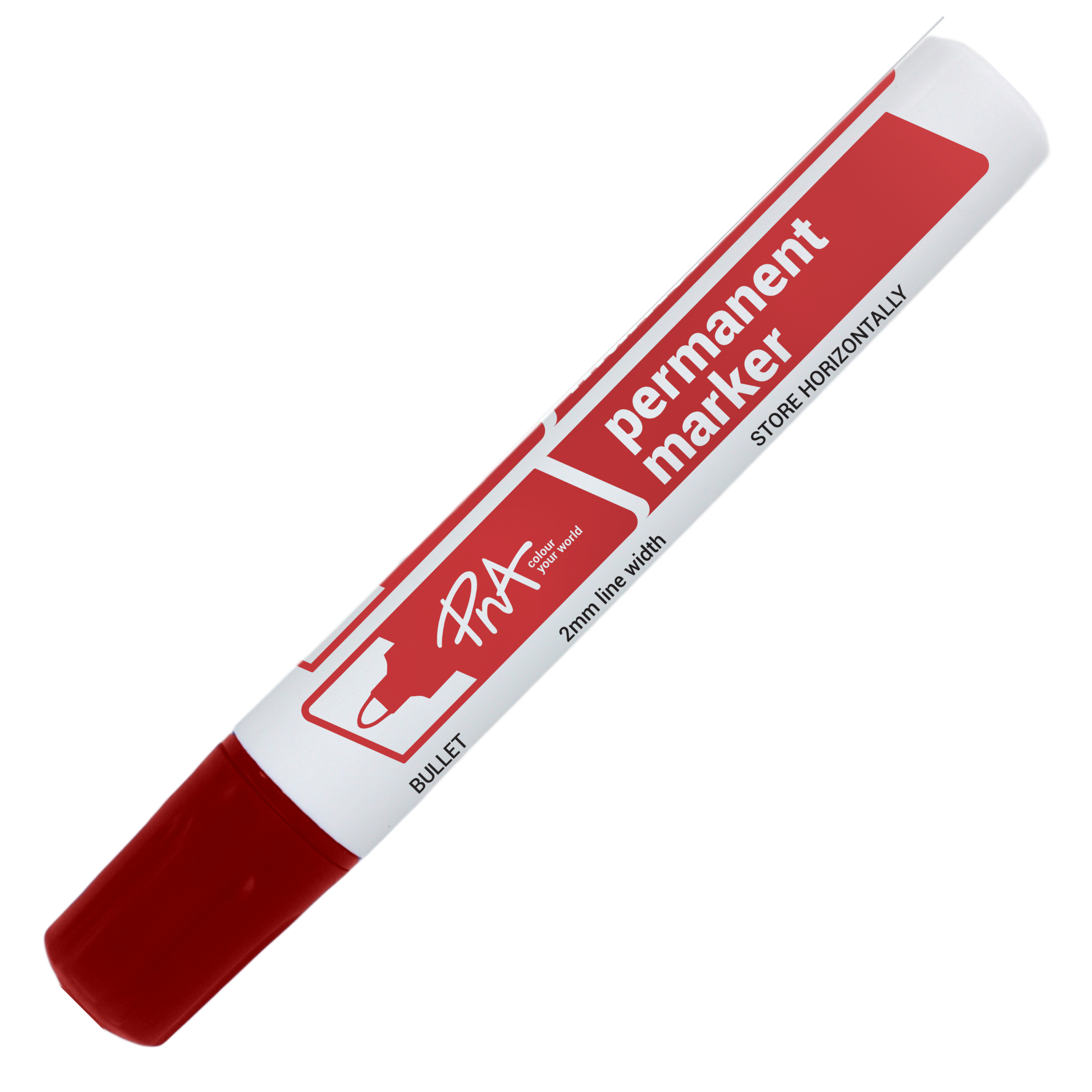 PNA Permanent Marker Bullet Tip Red
