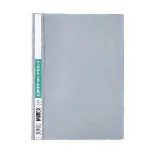 Meeco Economy Quotation Folder Silver A4