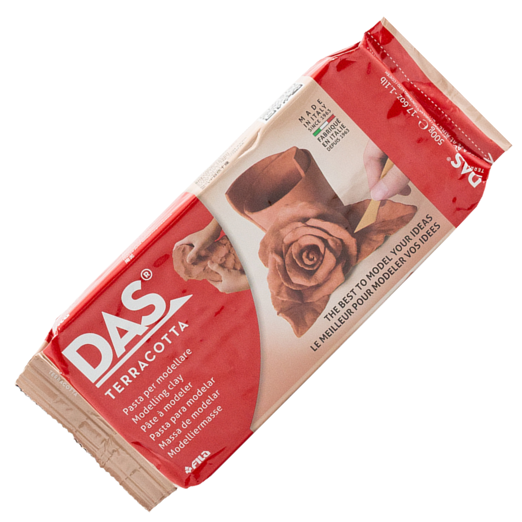DAS Air Drying Clay Terracotta 500g